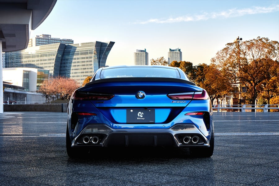 3D Design リアディフューザー G14/G15 M-Sport/M850i / 3D Design 4テールマフラー用