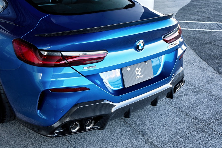 3D Design リアディフューザー G14/G15 M-Sport/M850i / 3D Design 4テールマフラー用
