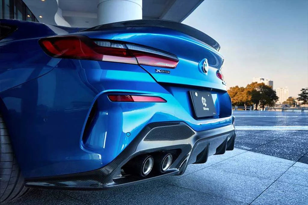 3D Design リアディフューザー G14/G15 M-Sport/M850i / 3D Design 4テールマフラー用
