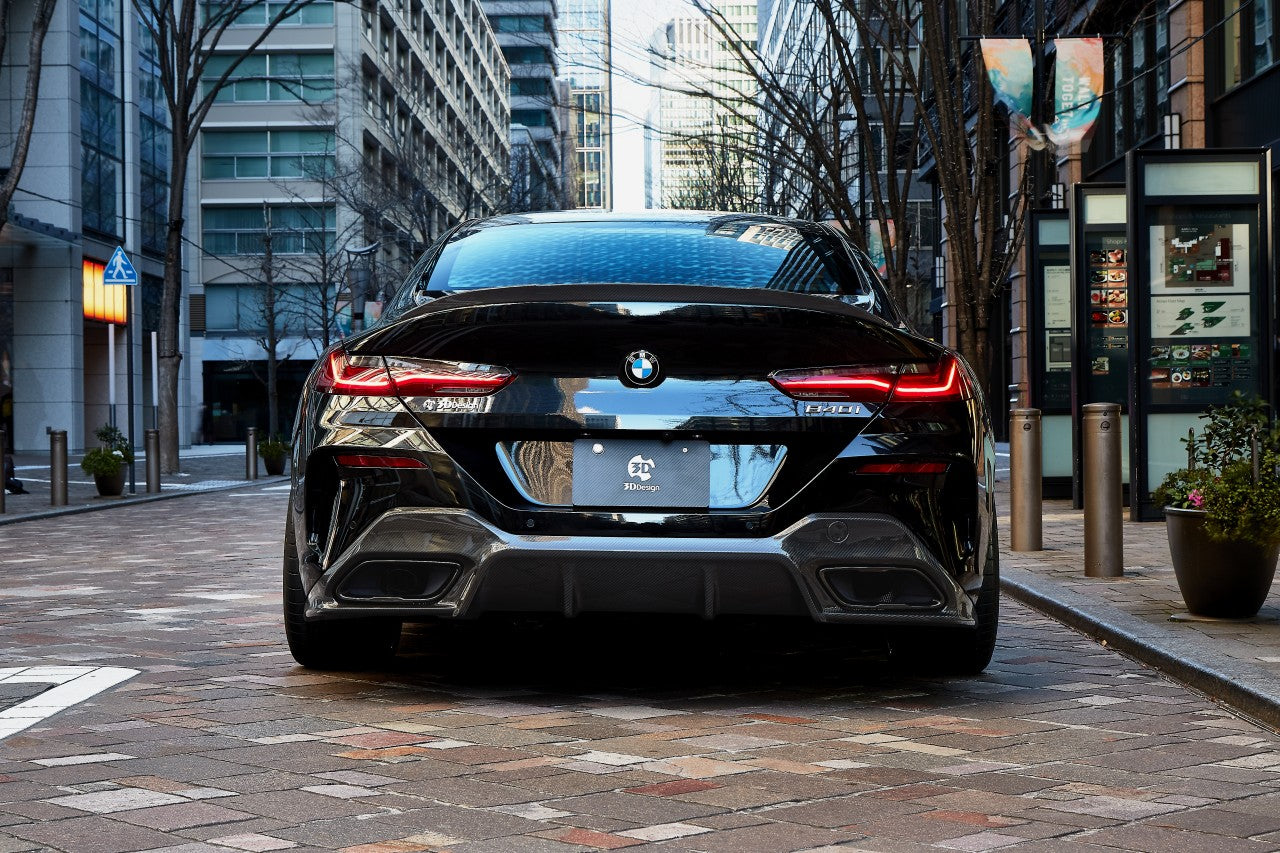 3D Design リアディフューザー G16 M-Sport/M850i 純正マフラー用