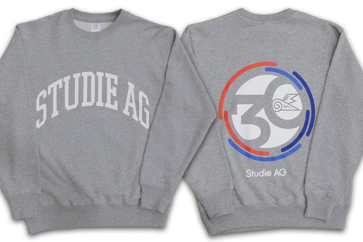 Studie AG 30th ANNIVERSARY CREW SWEAT by TAIN DOUBLE PUSH
