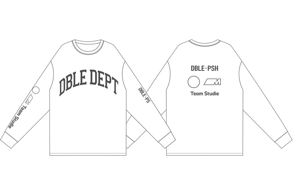 【BMW M Team Studie】TAIN DOUBLE PUSH Long Sleeve T Shirts