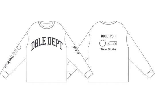【BMW M Team Studie】TAIN DOUBLE PUSH Long Sleeve T Shirts