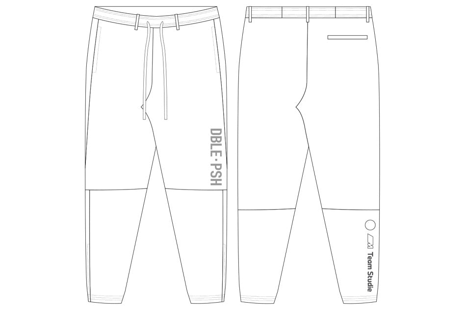 【BMW M Team Studie】TAIN DOUBLE PUSH Long Pants