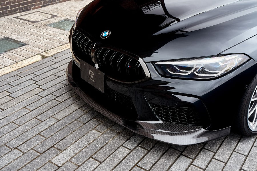 BMW フロントアンダースポイラー リップスポイラー メーカー不明 艶あり黒 3D Design フロントリップスポイラー F91/F92/F93 M8シリーズ