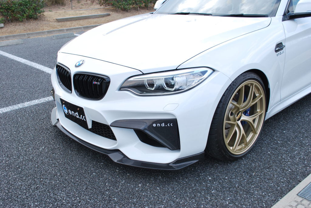 end.cc フロントダクトスプリッター F87 M2