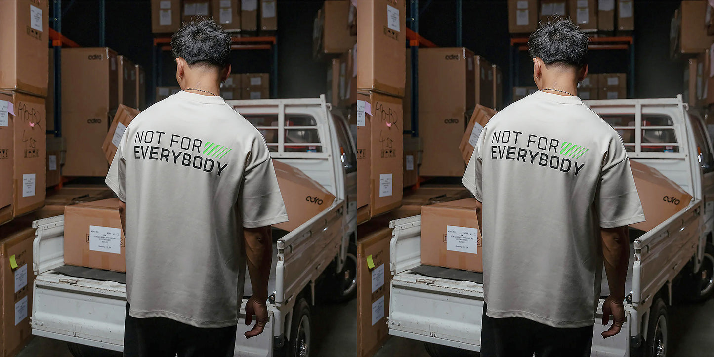 adro NOT FOR EVERYBODY Tシャツ ポリエステル100%