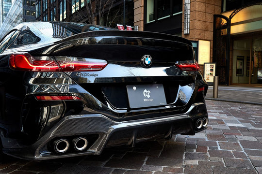 3D Design リアディフューザー G16 M-Sport/M850i / 3D Design 4テールマフラー用