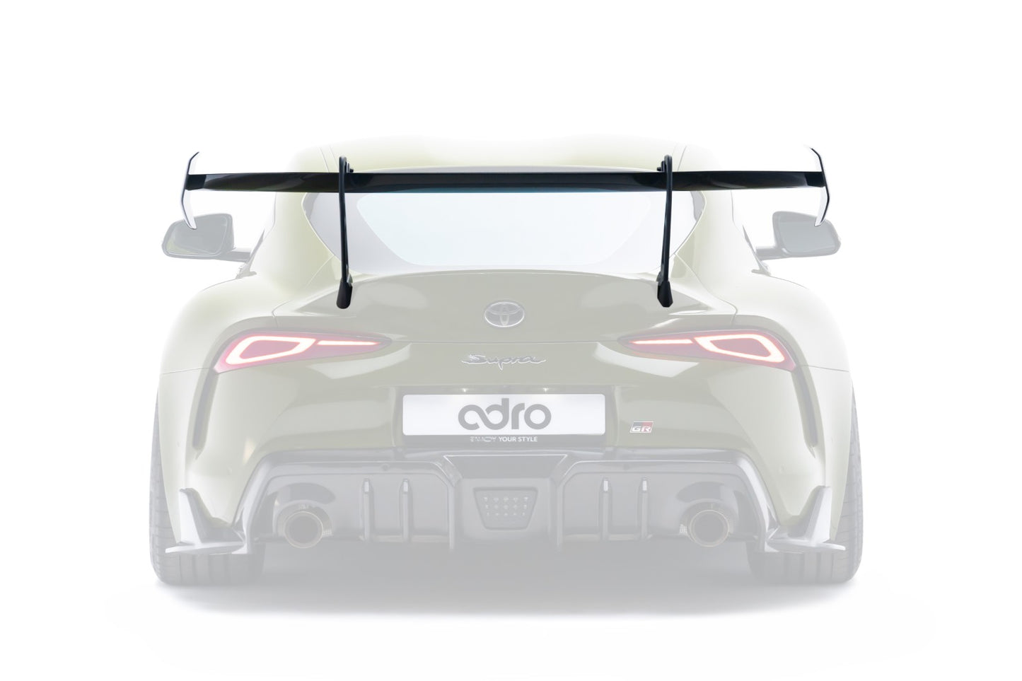 adro　TOYOTA GRスープラ　リバーススワンネックウイングAT-P1