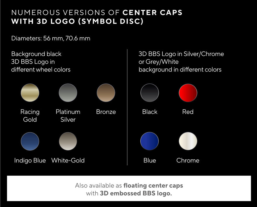 BBS ROTATING CENTER CAP ローテティングセンターキャップ SIZE:56mm – Studie BMW WONDERLAND