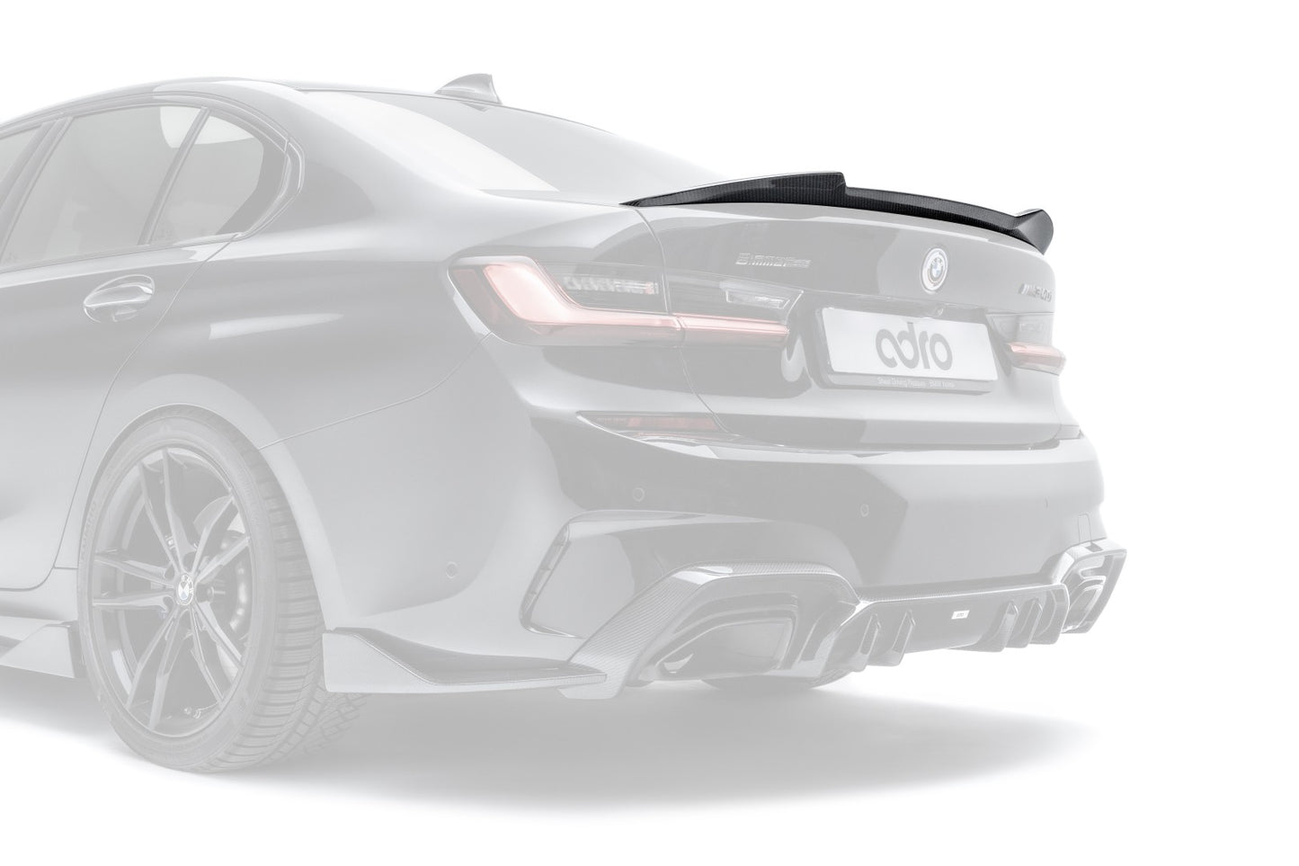 adro　BMW G80 M3 / G20 3Series カーボントランクスポイラー