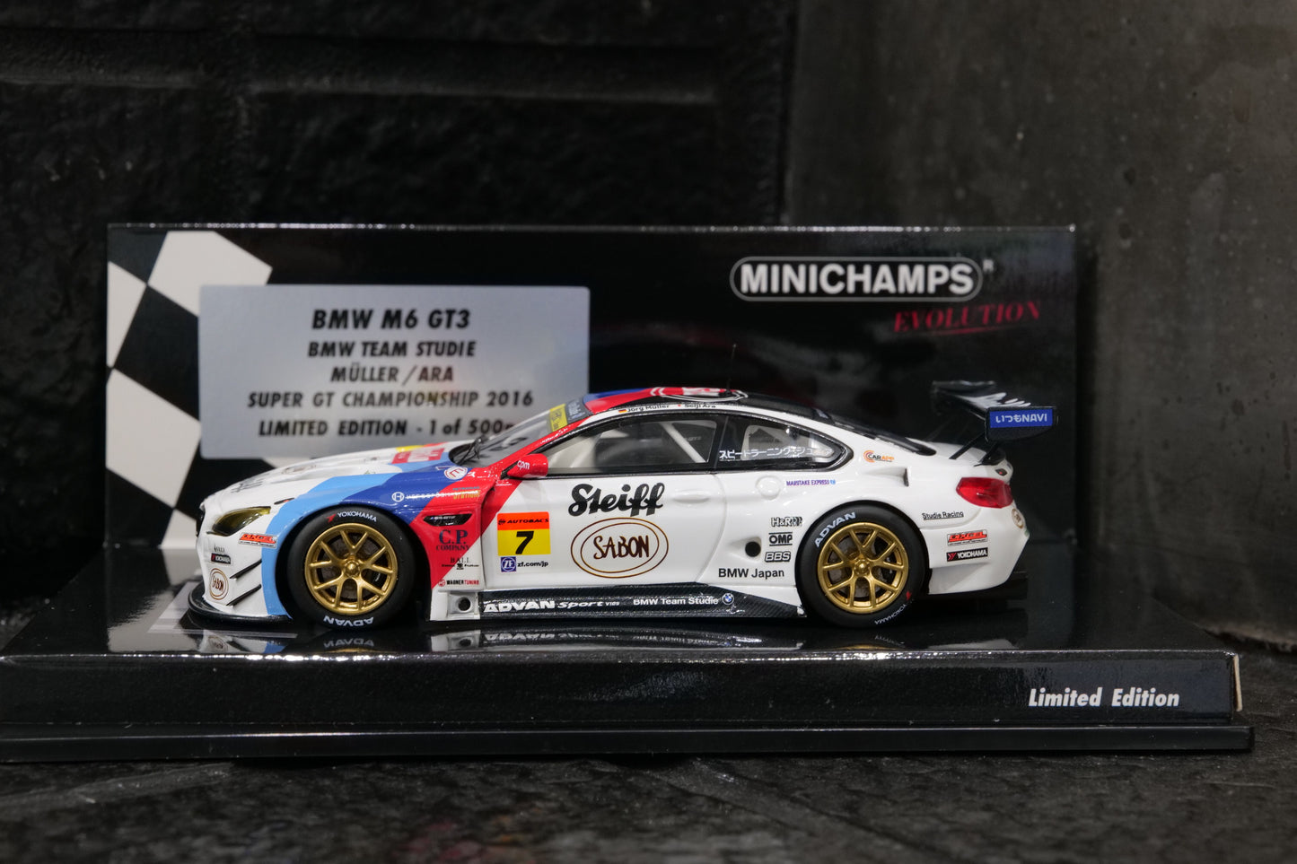 MINICHAMPS 1/43 BMW Team Studie M6GT3 ミニカー