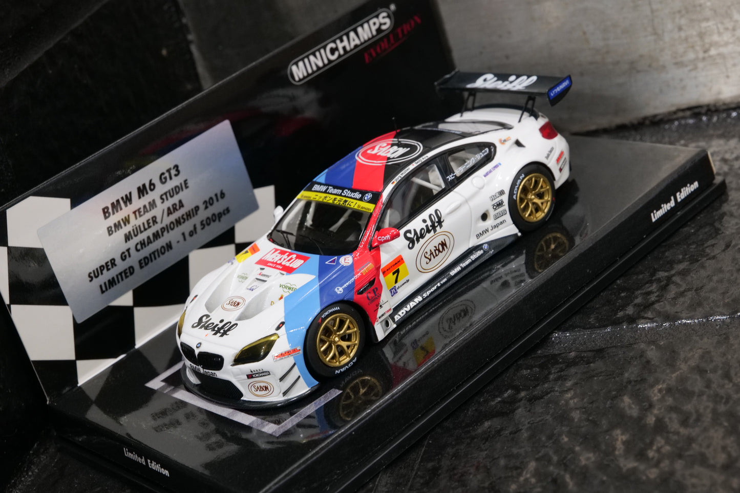 MINICHAMPS 1/43 BMW Team Studie M6GT3 ミニカー