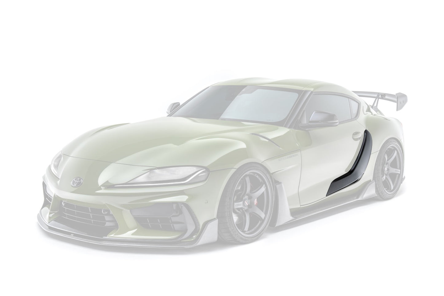 adro　TOYOTA GRスープラ　カーボンドアガーニッシュ