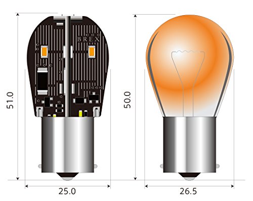 BREX STICK スティックS25バルブ アンバー 150