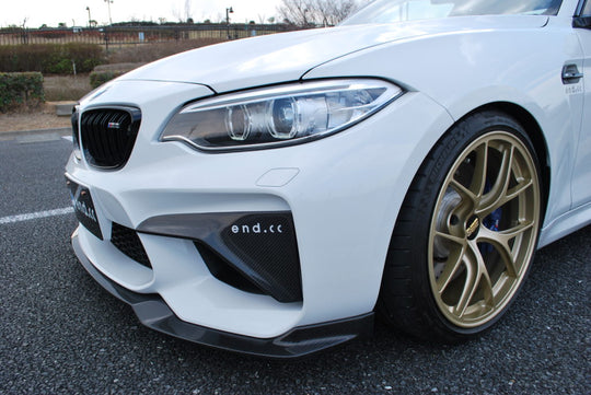 end.cc フロントダクトスプリッター F87 M2